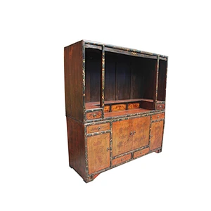 Chinese antique solid wood bookcases, reclaimed book shelf