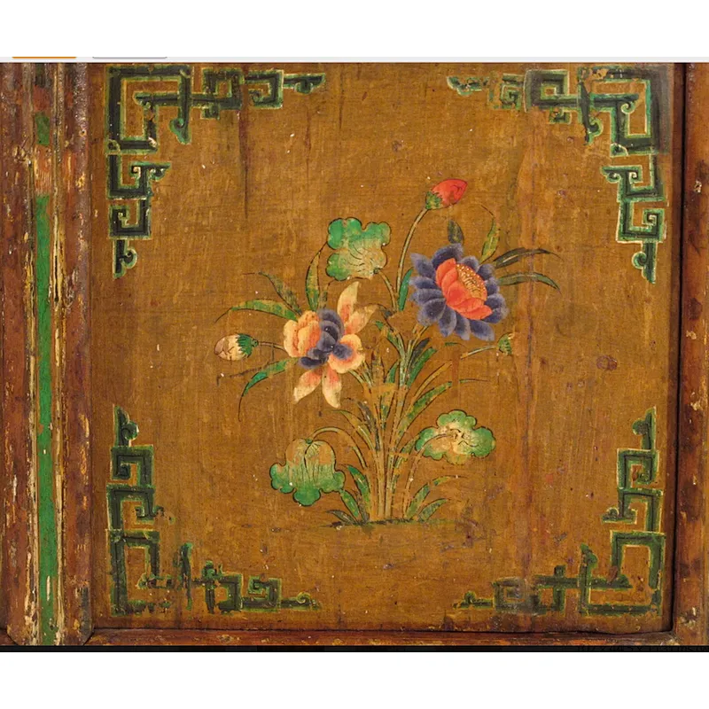 Tibetan vintage hand-painted furniture