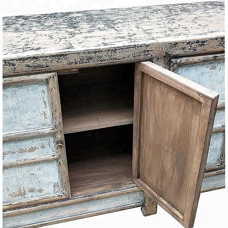 Asian shabby chic wholesale sideboard furniture reproduction cabinet