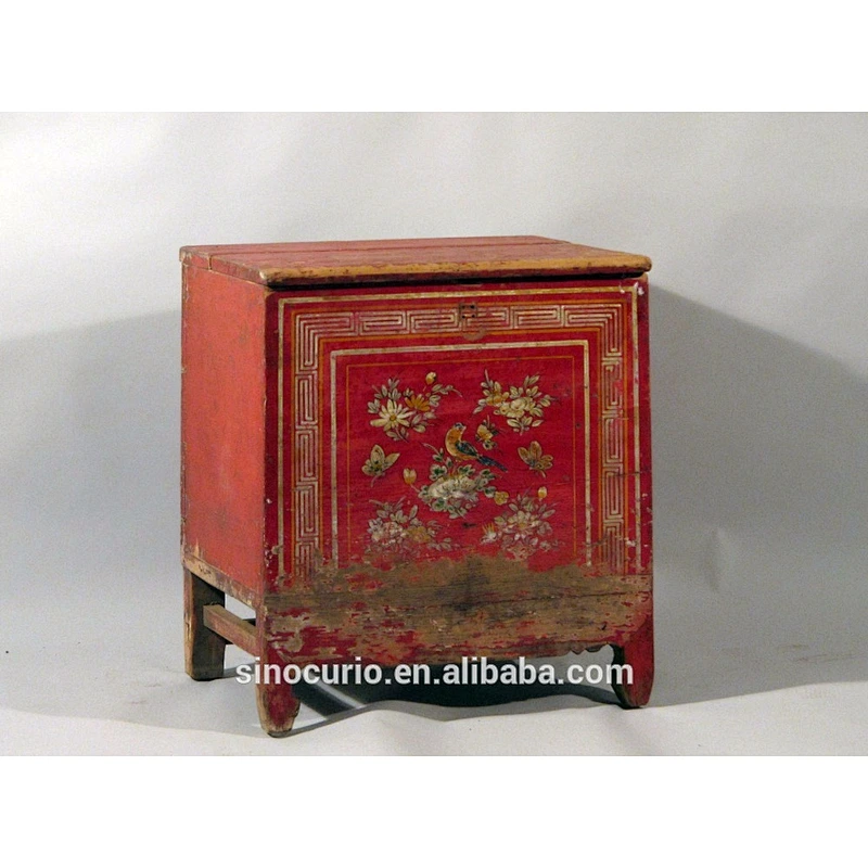 chinese antique reproduction furniture decorative storage trunk table