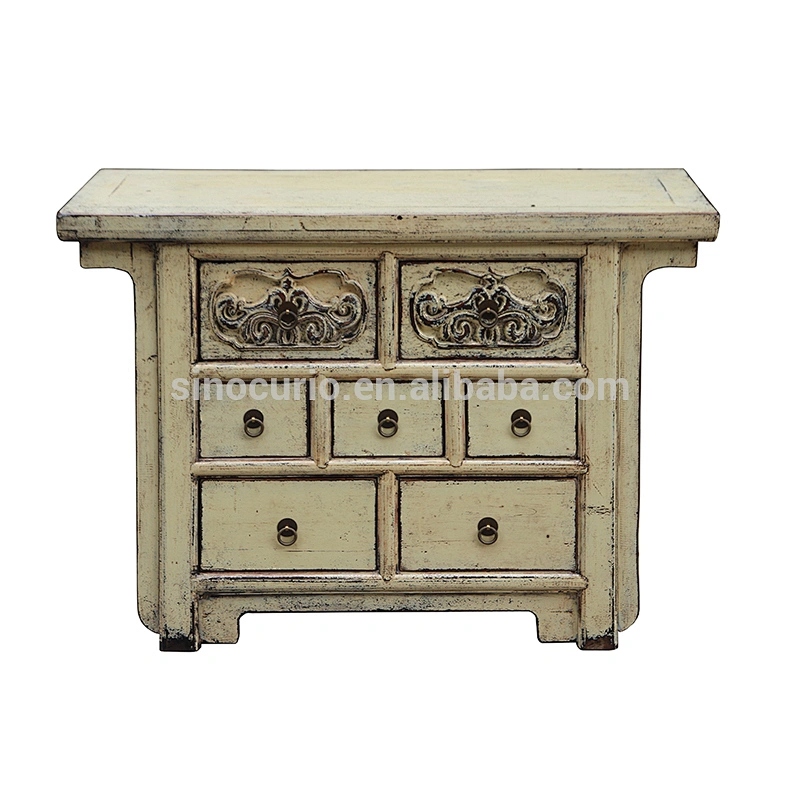Chinese antique carved furniture antique lacquered wooden buffet furniture