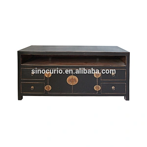 wholesale antique furniture vintage living room painted cabinets