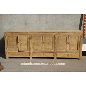 antique Chinese furniture recycled natural wooden sideboard