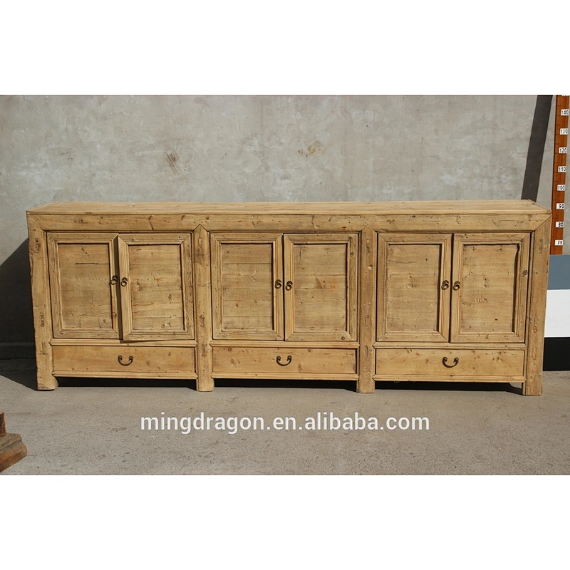 antique Chinese furniture recycled natural wooden sideboard