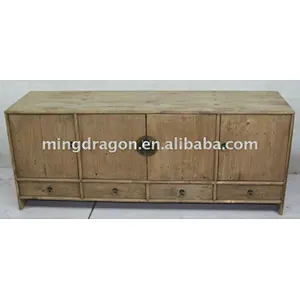 Chinese Antique Beatiful Reclaimed Wood Long Cabinet