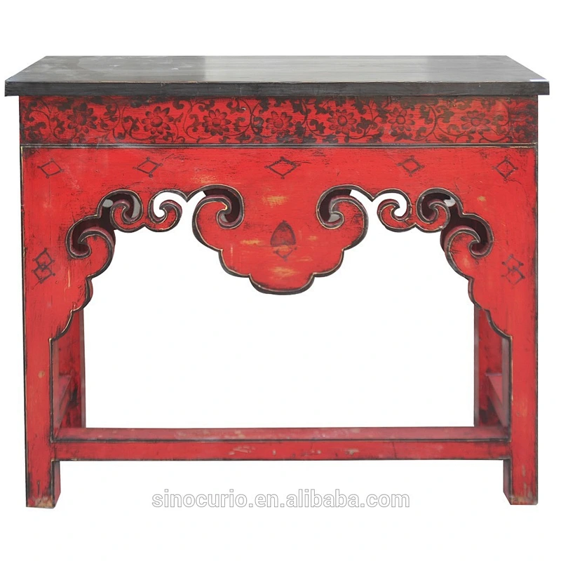 Antique french design home goods furniture wood painted cabinet