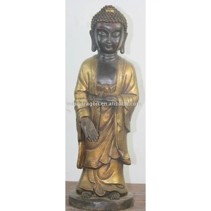 Tibetan Buddhist Bronze SHAKYAMUNI Buddha Statue 46 cm