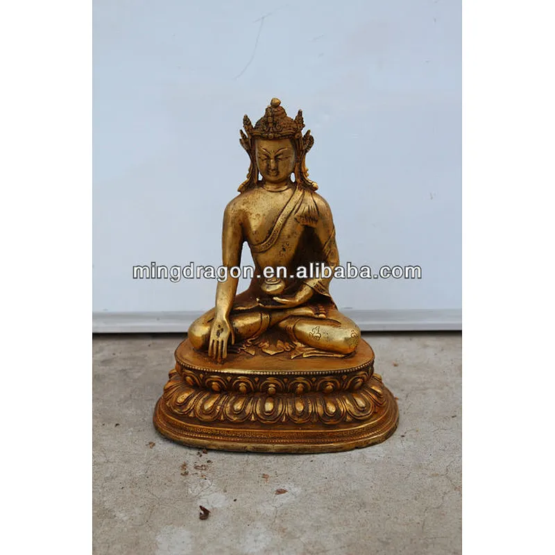 old bronze buddha