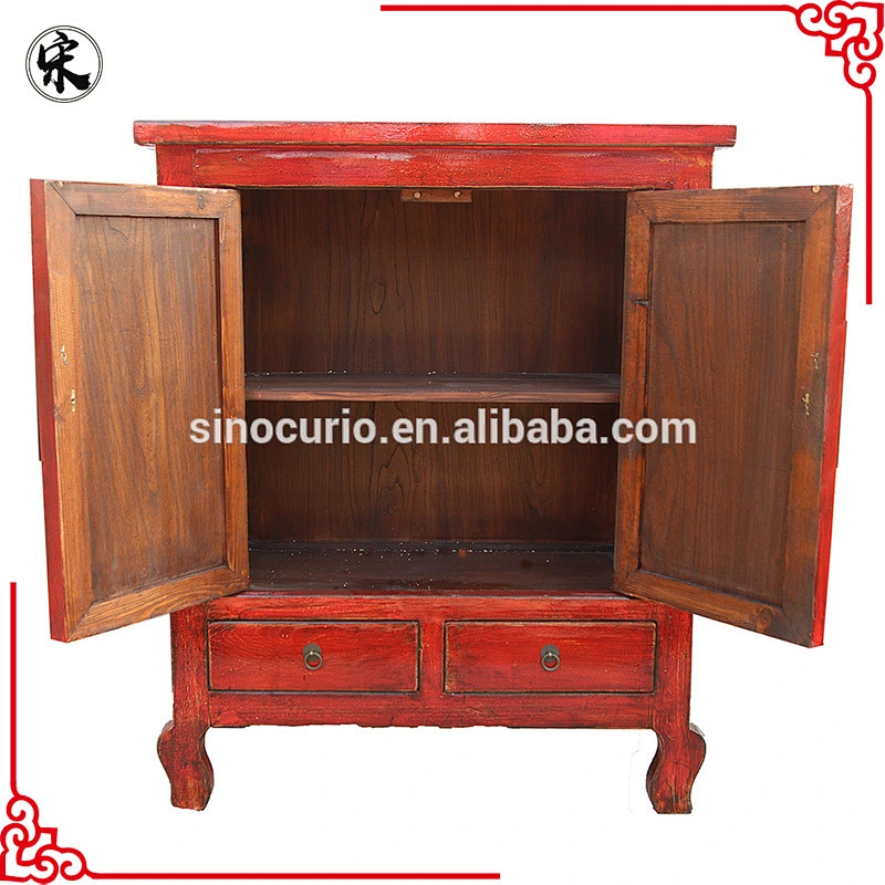 Chinese old classical reproduction lacquer cabinet& solid wood antique furniture