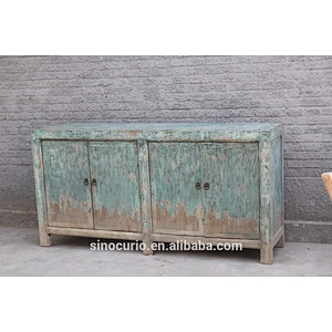 Chinese Antique furniture wholesale distressed wood sideboard buffet