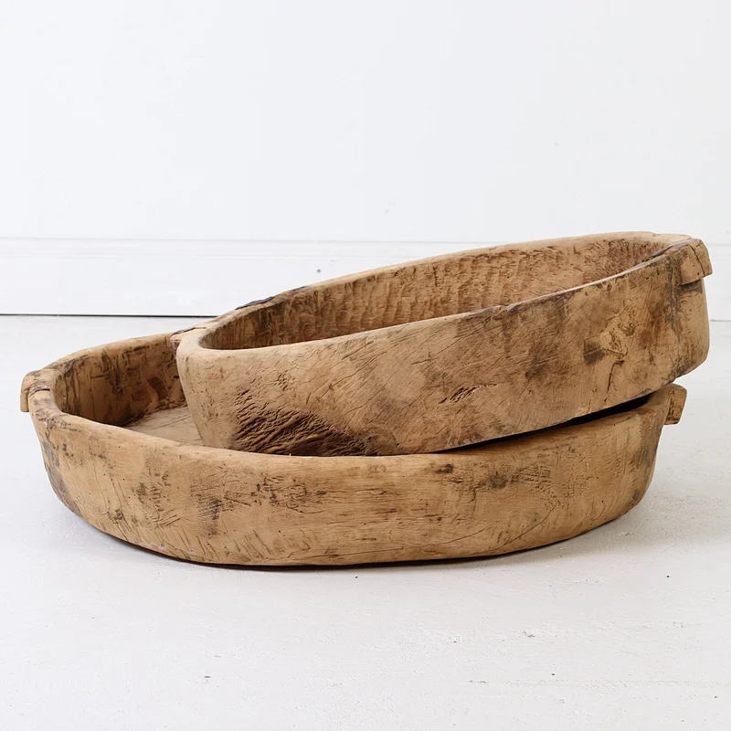 Antique Chinese recycled wood vintage basin