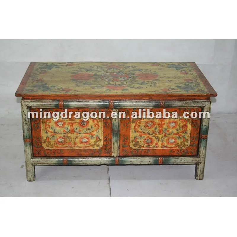 Chinese Antique Handmade Tibetan Coffee Table
