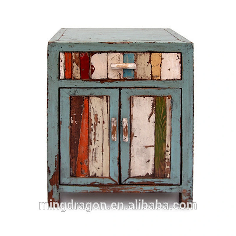 Antique Wooden Bedside Cabinet