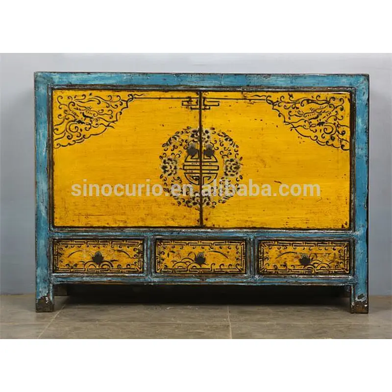 Chinese antique furniture design & decorative furniture cabinet living room
