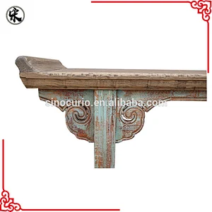 Chinese antique altar table reproduction hand carved console table rustic furniture