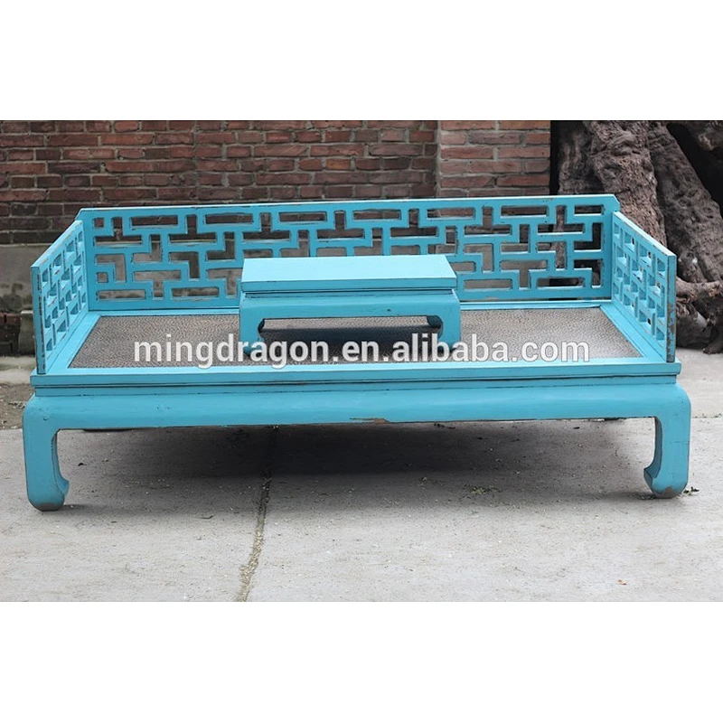 13081007 Chinese antique solid wood daybeds