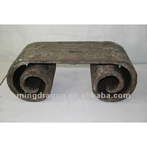 Chinese antique furniture pine wood Shanxi coffee table scroll table