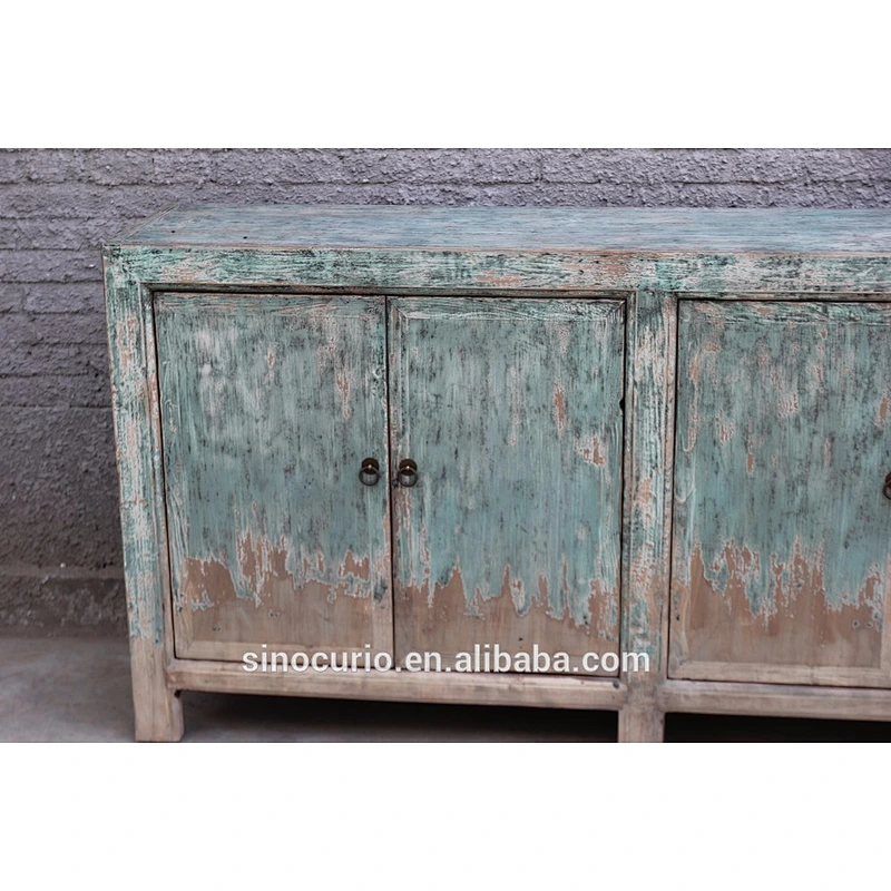 Chinese Antique furniture wholesale distressed wood sideboard buffet