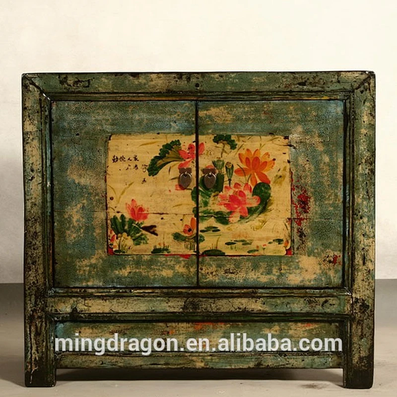Chinese antique hand painting cabinet