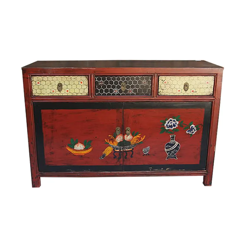 Chinese solid wood kitchen cabinet factory price for sale
