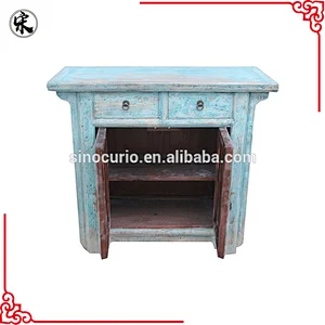 2016 Chinese antique reproduction distressed furniture-shabby chic cabinet beijing