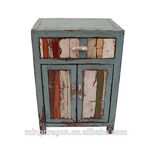 Antique Wooden Bedside Cabinet