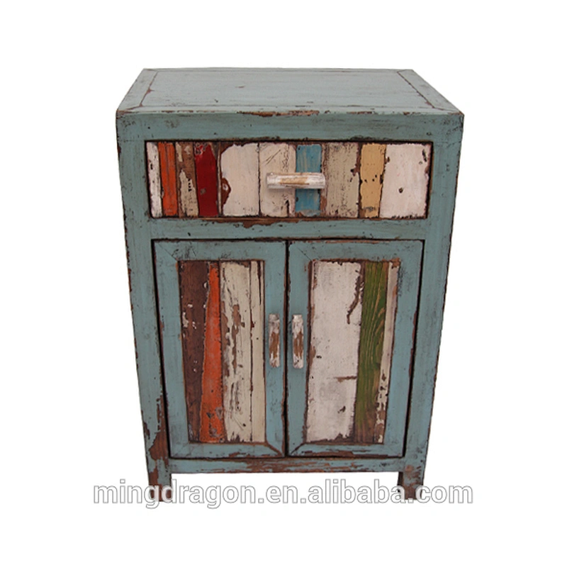 Antique Wooden Bedside Cabinet
