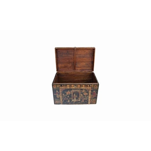 Wooden trunks and chests. Chinese wedding antique furniture