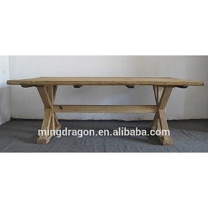 Chinese Antique furniture recycle wood natural dining table