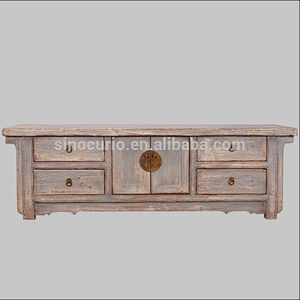 Handmade chinese living room furniture antique style TV cabinets