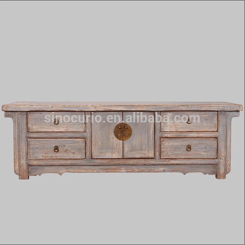 Handmade chinese living room furniture antique style TV cabinets