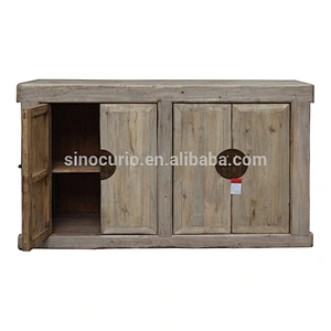 chinese antique furniture natural wood cabinet