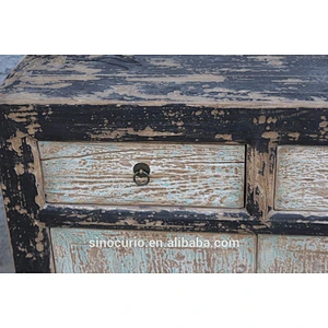 Asian Antique Sideboard Home Furniture Buffets Wooden Chest Solid Reclaimed Wood Buffet