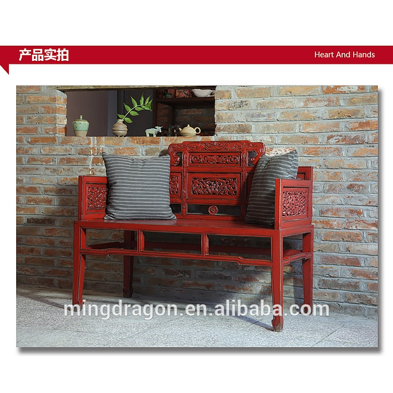 Antique high quality solid wood office chair