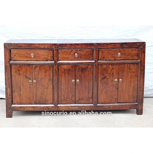 chinese antique vintage walnut wood cabinet furniture