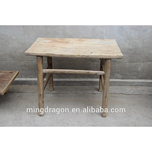 Chinese Antique Recycle Wood Natural Console Table