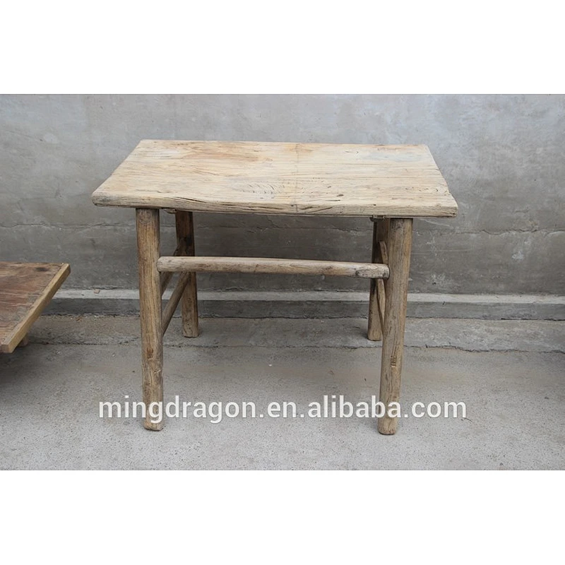 Chinese Antique Recycle Wood Natural Console Table