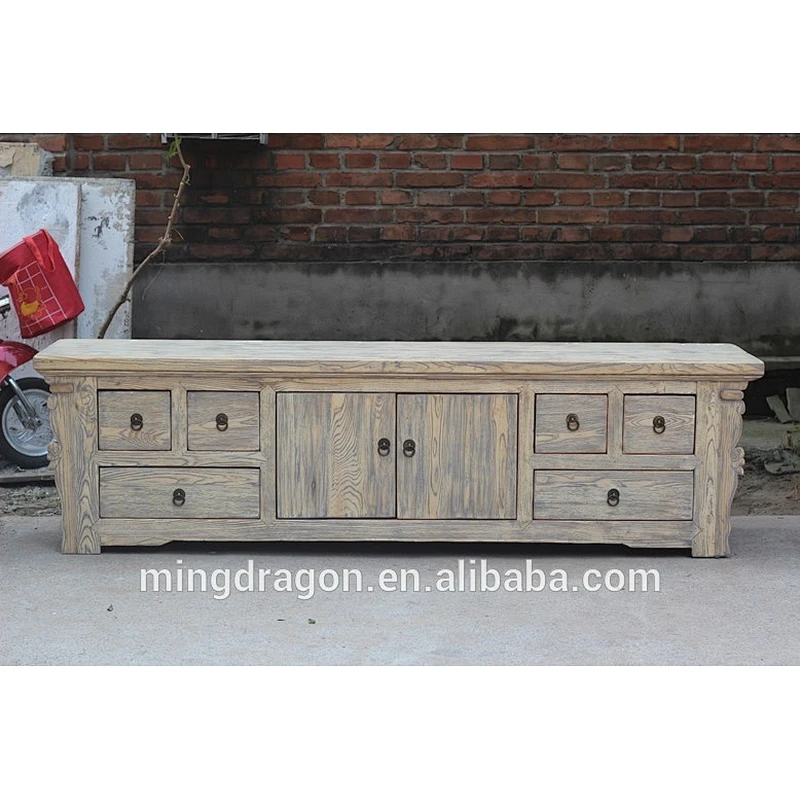 Chinese Antique reclaimed wood TV Stand furniture