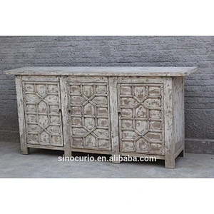 Chinese Vintage chic french style reclaimed wood furniture