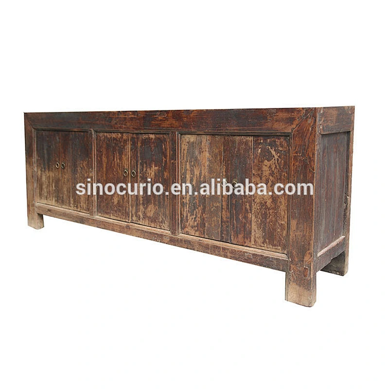 wholesale Chinese antique rustic reclaimed wood storage furniture cabinet