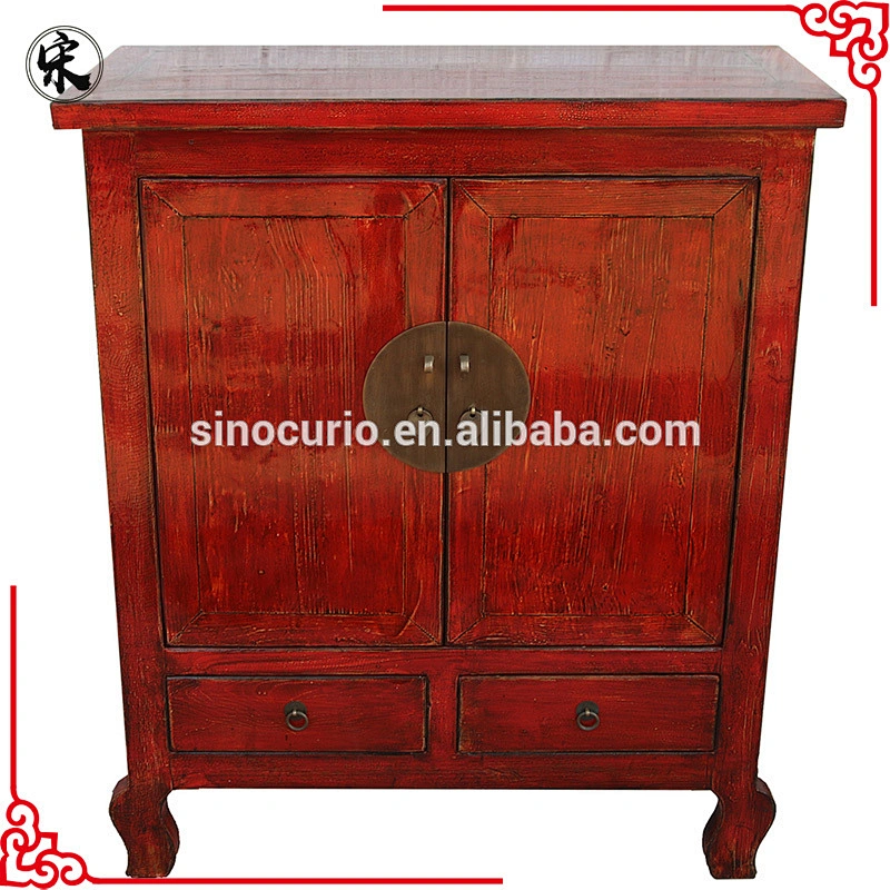 Chinese old classical reproduction lacquer cabinet& solid wood antique furniture