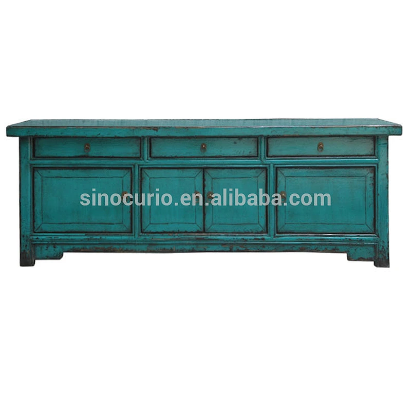 Antique wholesale furniture china classied painted tv stand & cabinet