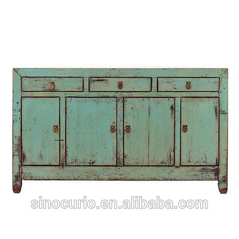 Chinese antique classical furniture painted sideboard