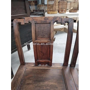 Chinese antique carved solid wood ming style armchair