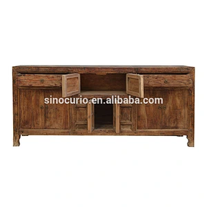 Chinese antique furniture cabinet solid wood wholesale rustic furniture