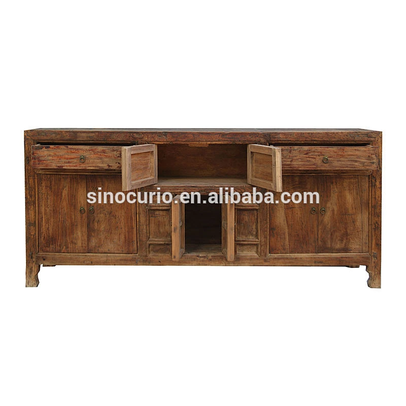 Chinese antique furniture cabinet solid wood wholesale rustic furniture