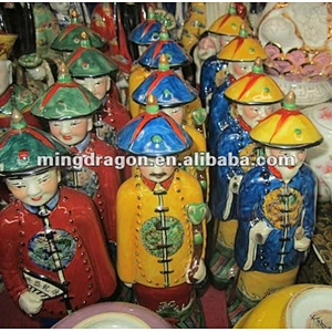 chinese antique polychrome porcelain
