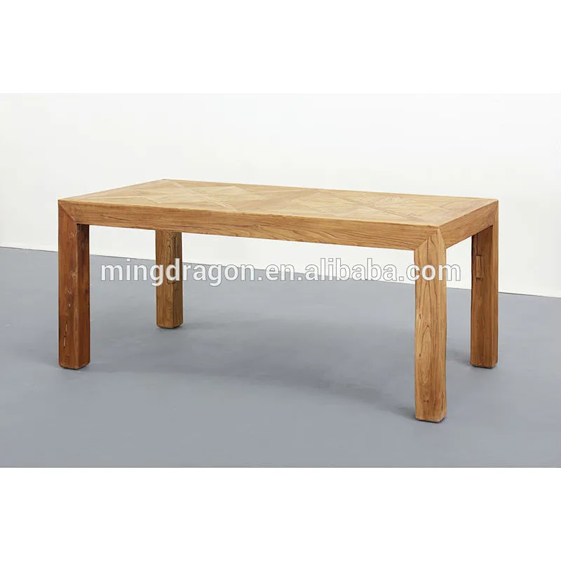 Antique recycle wood furniture/Reproduction Solid Wood Rustic Dining Table
