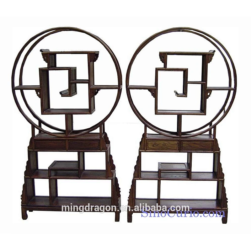 Chinese Style antique furniture recycled wood bookcase