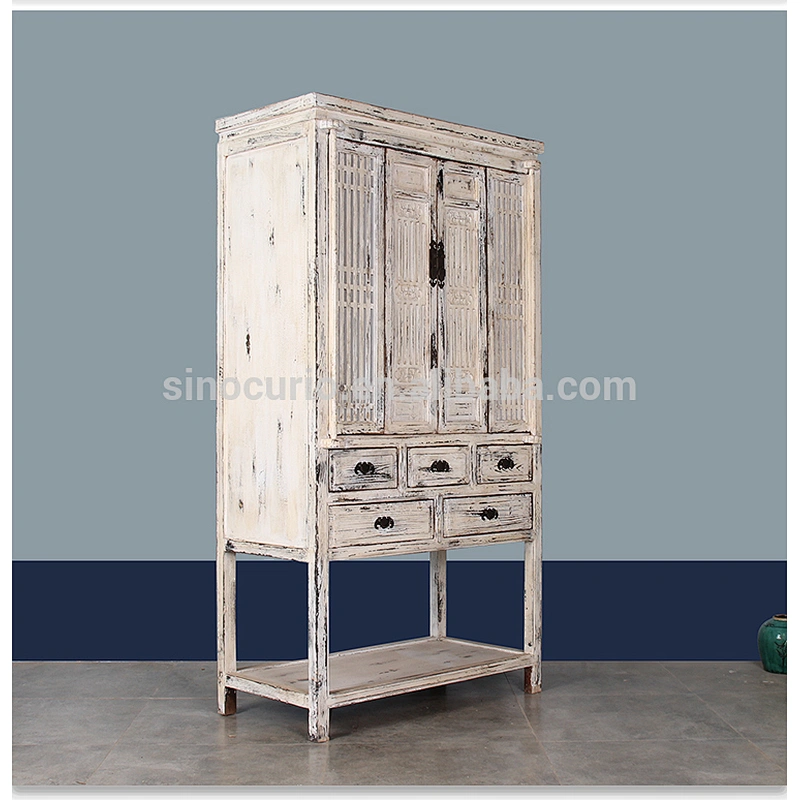 Chinese Antique Furniture Wedding Cabinet Wardrobe bookcase